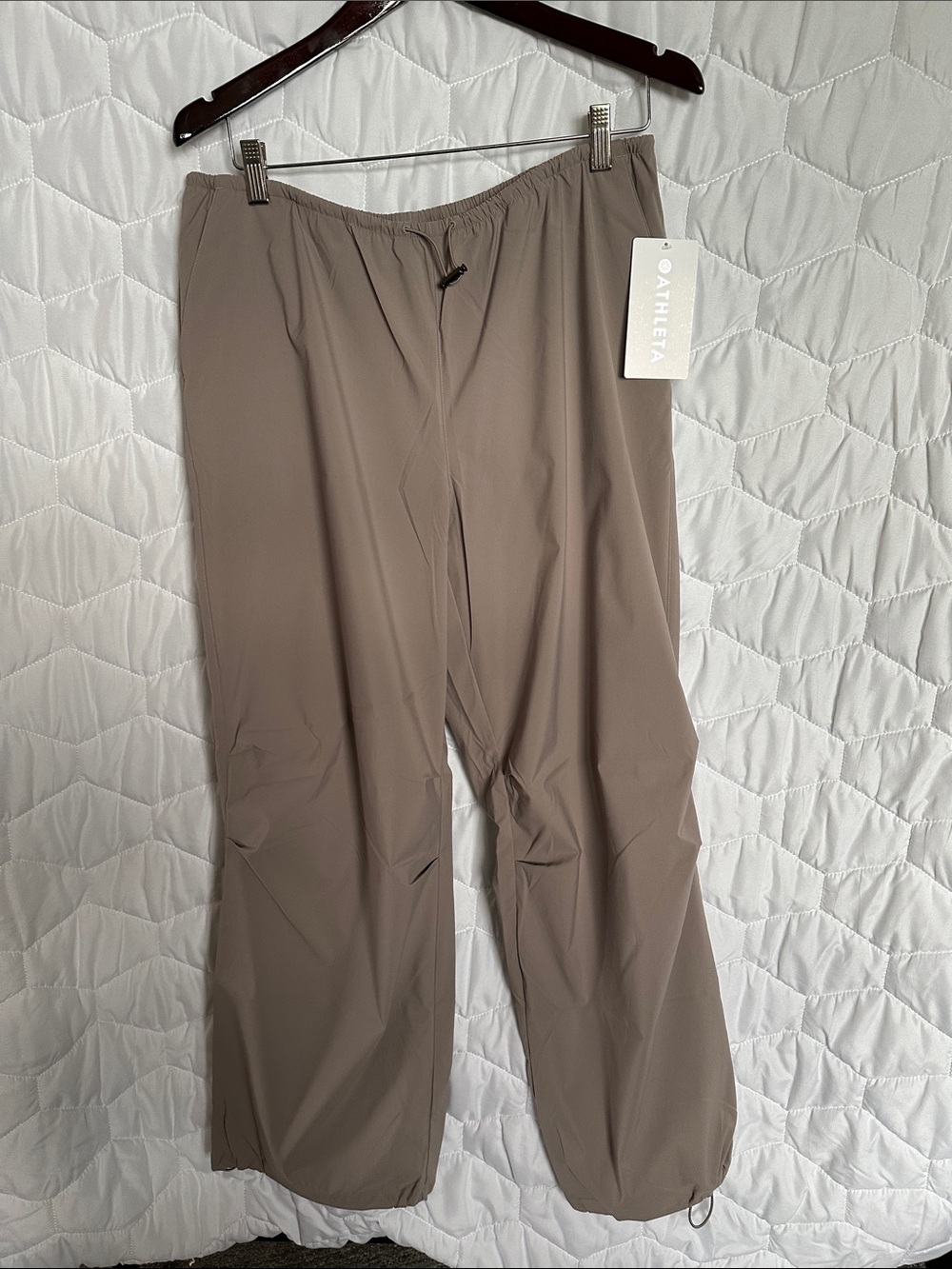 Athleta Taupe Midday Low Rise Pant